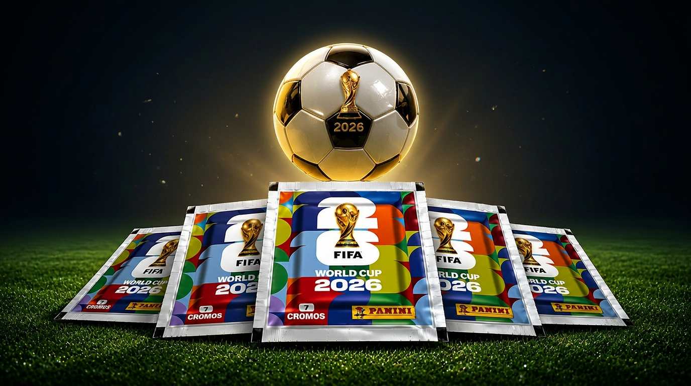 Pacotes de figurinhas da Copa 2026